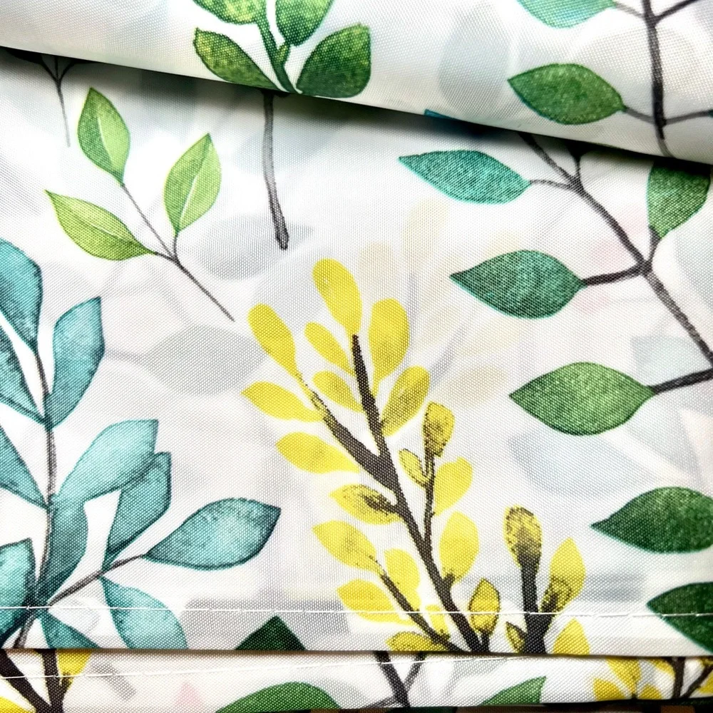 Sia Floral Fabric Shower Curtain Watercolor Flower Garden